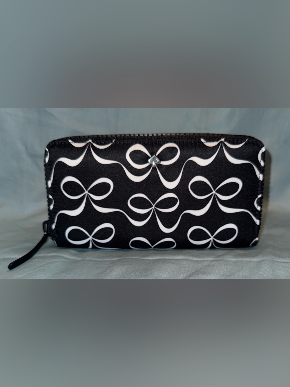 Kate Spade New York Jae Elegant Bow Large Continental Zip Around Wallet